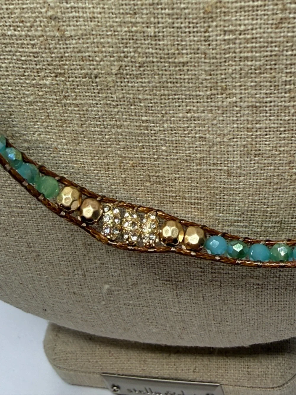 Lonna& Lilly Bead Strand Necklace with Gold Accent - Picture 2 of 4